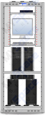 Armadio Rack Server 800mm 16U Sol1